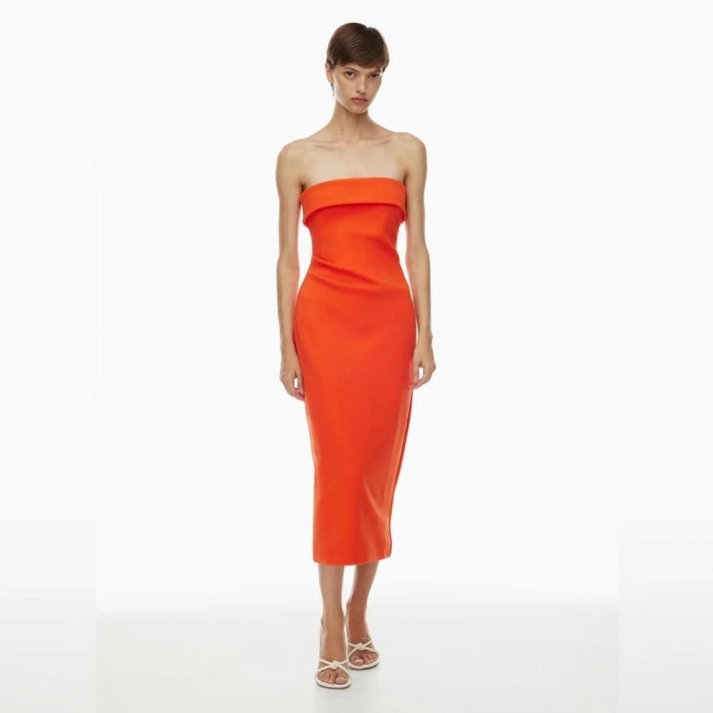 Aritzia Babaton Figureknit Eyecatcher Dress